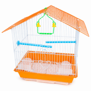 Bird Cage Orange (29 Cms Length x 23 Cms Width x 38 Cms Height)