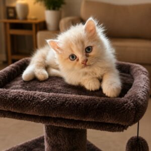 Quality Persian Kitten Bi-Colour(Fawn and White) Female (Coimbatore Only)